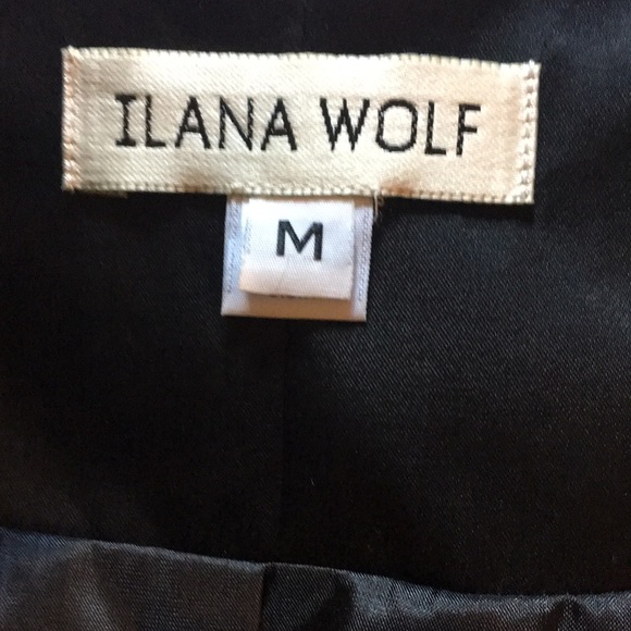 ILANA WOLF Black Silk Evening Jacket Sz M” - Picture 6 of 7